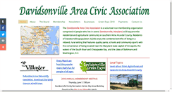 Desktop Screenshot of davidsonvillemaryland.org